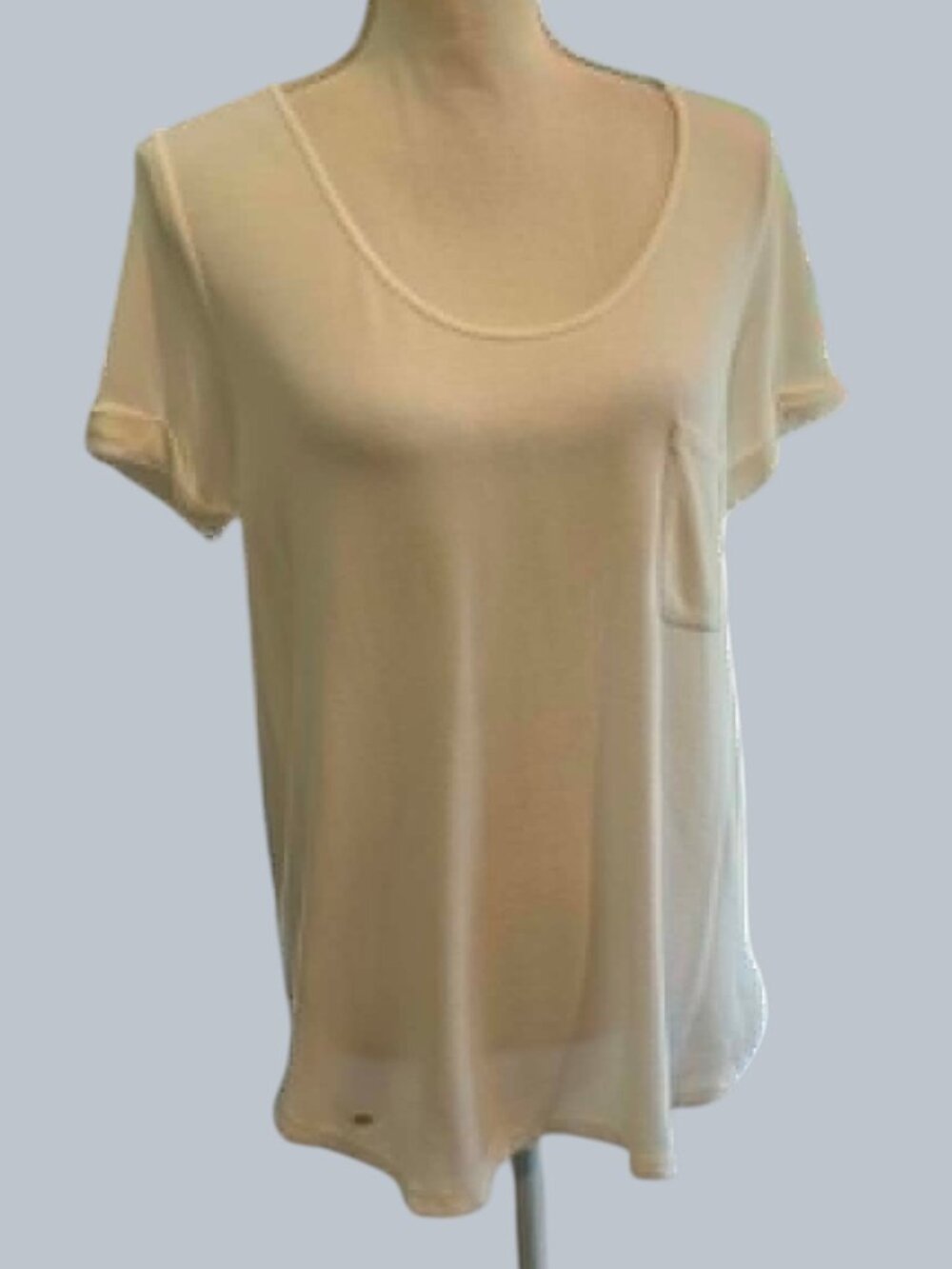 LILLY PULITZER LUXLETIC Soft Basic White T-Shirt Top